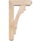 Ekena Millwork Merced Craftsman Smooth Bracket w/ Offset Brace, Douglas Fir, 5 1/2"W x 16"D x 28"H BKT0604X16X28MRC04SDF - alternate 3